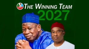 Ganduje disowns 2027 campaign posters for presidential seat