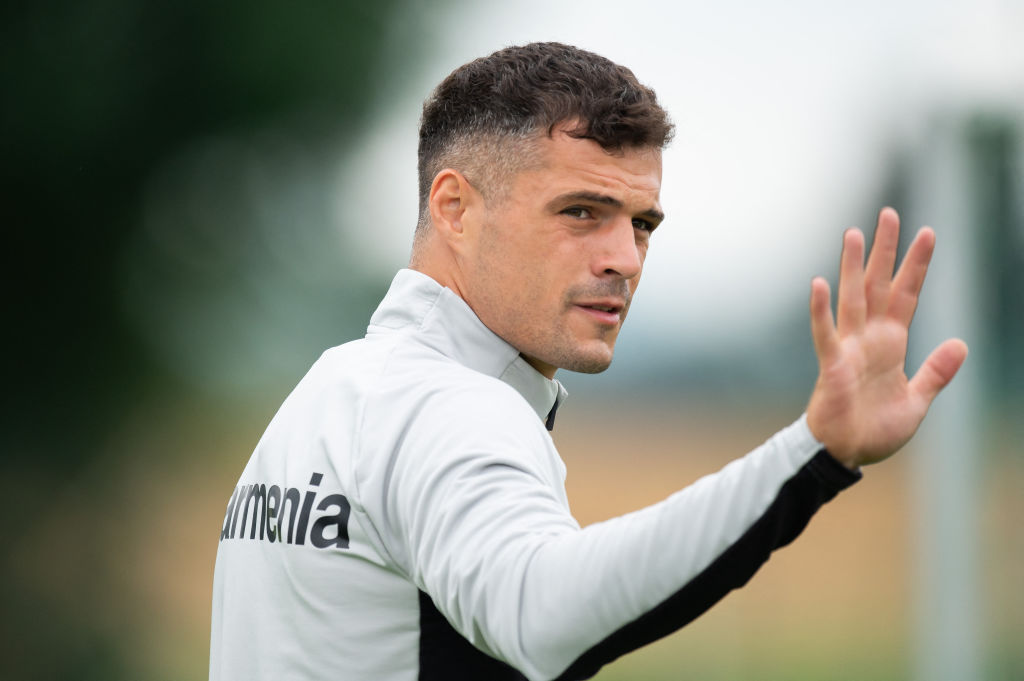 Granit Xhaka names the Arsenal trio he’s in ‘daily contact’ with ahead of Emirates return